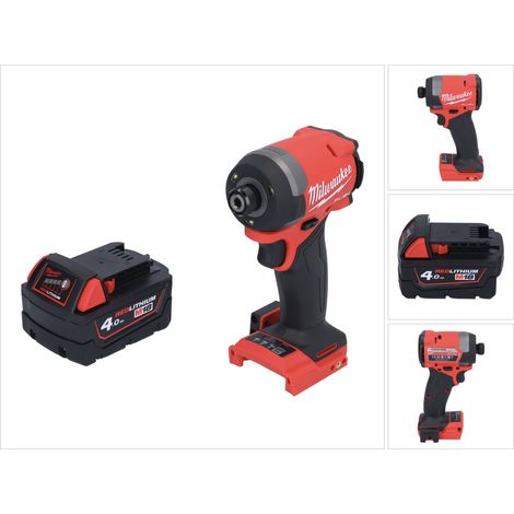 Milwaukee M18 FID3-401 Akku Schlagschrauber 18 V 1/4" 226 Nm Brushless + 1x Akku 4,0 Ah - ohne Ladegerät (1/5)