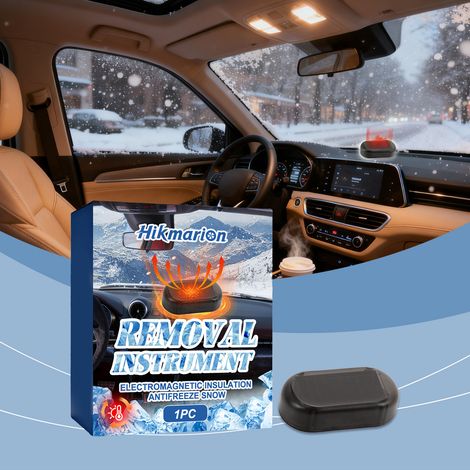 Dispositif solaire antigel pour le dégivrage et la prévention de la neige du pare-brise en hiver – 1 pièce (1/5)