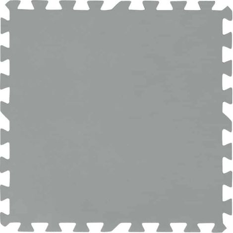 Alfombra de suelo gris para piscina, 9 piezas, 50 x 50 cm, 2,25 m² de superficie cubierta (1/5)