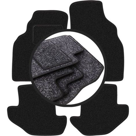 Tapis De Voiture - Polypropylène - Pour Ford Puma Coupé (1997-2001) - Anthracite - Lot De 4 (1/5)