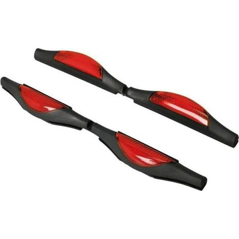 Lot de 2 Bandes de Protection pour portière de Voiture - Bandes de Protection pour portière Avant et arrière de Voiture - Protection Contre Les Rayures