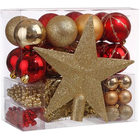 Kit di decorazione per albero di natale da 44 pezzi vigilia di natale - Atmosphera créateur d'intérieur