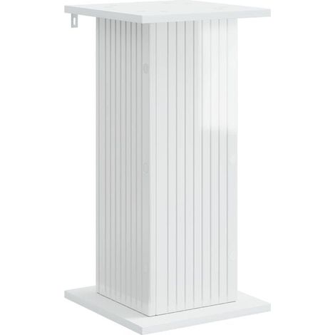 Support pour plantes blanc éclatant, 30,5 x 30 x 60,5 cm (1/5)