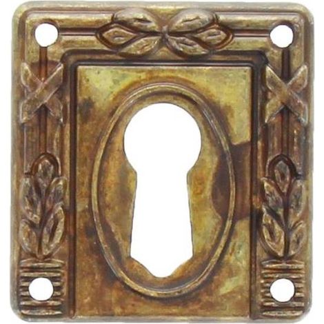 BOCCHETTA ANTICH. ART. 30060 MM.33X35 OTTONE ANT. Prezzo per 1 pezzo.