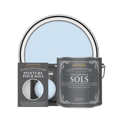 Peinture pour Sols Chalky - Bleu Poudré (1/3)