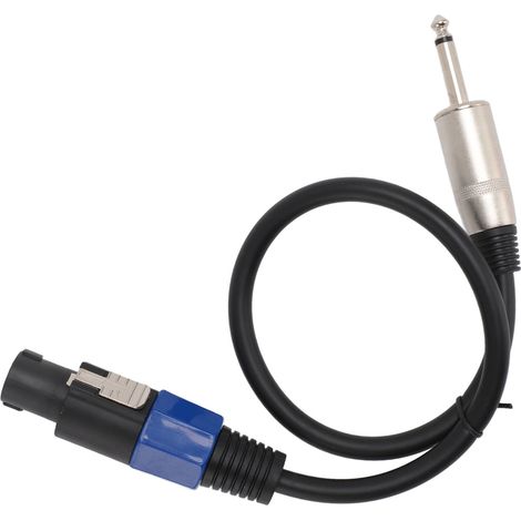 Câble de connexion pour haut-parleur mâle, prise jack audio mâle 6,35 mm, câble de connexion pour amplificateur (1/5)