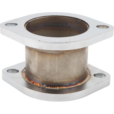 Adaptador de brida con abrazadera en V resistente a la corrosión para sistemas turboalimentados, brida de acero inoxidable de alta resistencia, estructura resistente al desgaste, se adapta perfectamen