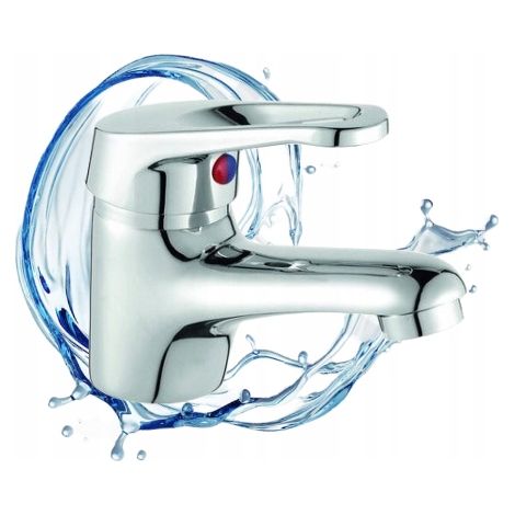 Robinet de lavabo sur pied universel chromé Grace (1/2)