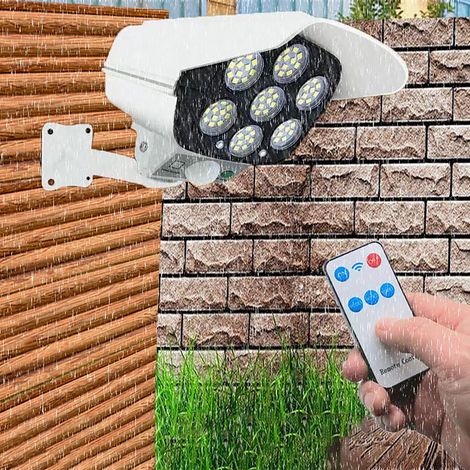 Projecteur Solaire Extérieur - Détecteur de Mouvement Infrarouge Humain - Pour Cour, Jardin, Garage, Villa - 3 Modes d'Éclairage - 3 W - 77 LED (1/5)