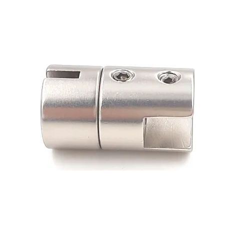 MORSETTO TAHUMA per VETRO 7 mm per fune d.2 mm (1/5)