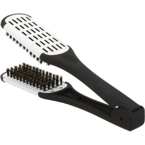 Brosse à Cheveux,Brosse à Lisser Brosse à Défriser Professionnelle Outil de Coiffure Brosse Recto Verso Lissage de Cheveux,Lissage (1/5)