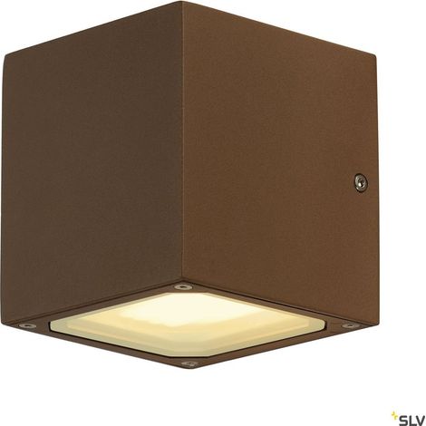 Applique extérieure up/down SITRA CUBE rouille GX53 2x 9W max IP44 - SLV - 232537 (1/5)