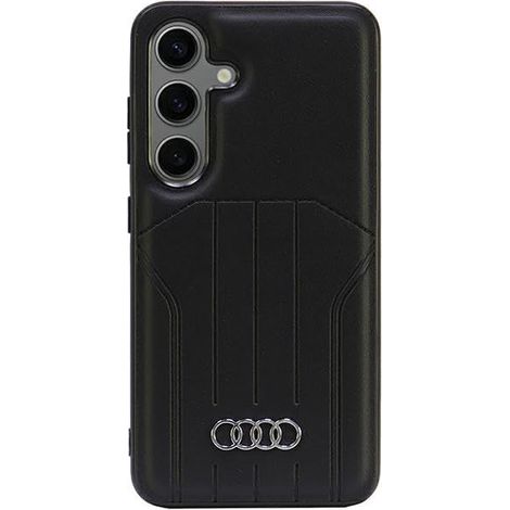 Étui rigide noir/noir en similicuir pour Audi MagSafe S24 S921 AU-TPUPCMS24-Q5/D1-BK