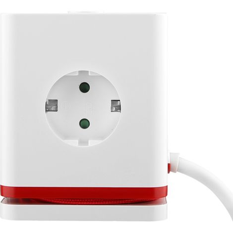Bloc multiprise 3 prises + 4 ports USB - Quick Charge - Chacon (1/5)