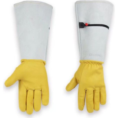 Gants De Jardinage Cadeau Jardinage Outillage Gants Anti Coupure Gants Rosiers Epineux Outils Jardinage Long Gant Jardinage Femme Homme Gant Jardin-L (1/5)