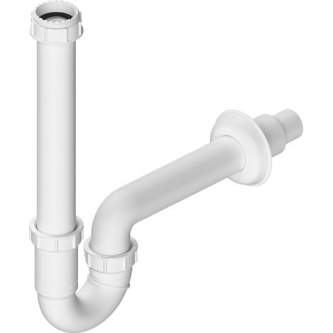 Siphon de lavabo U 5/4", DN40/32, blanc (1/2)