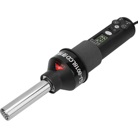 Station de dessoudage à air chaud électronique 220 V 450 W avec écran LCD et réglage de la température, pour circuits intégrés SMD et BGA.