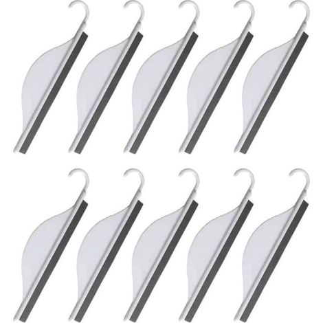 Ensemble de 10 grattoirs pour miroirs et fenêtres, outil de nettoyage à base d'eau pour usage domestique (1/4)