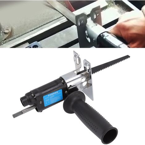 Perceuse électrique transformée en scie sauteuse, scie alternative électrique, scie sabre domestique, perceuse électrique transformée en scie sauteuse, outil de découpe pratique pour le travail du boi (1/5)
