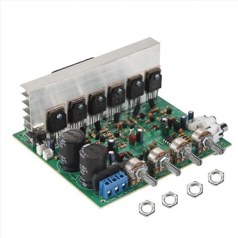 Amplificateur Audio 2.1 Voies 240W Puissance Élevée, Carte Ampli Subwoofer (1/5)