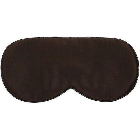 Masque de nuit occultant en satin rayé de luxe Tencel Lyocell 100% soie de mûrier naturelle pure (1/5)