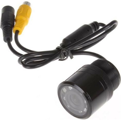 Telecamera Retromarcia Auto Camper Camera 7 Led Infrarossi A Colori Notturna (1/2)