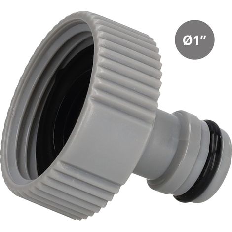 Adaptador grifo hembra para Manguera en PVC de Ø1 (1/4)