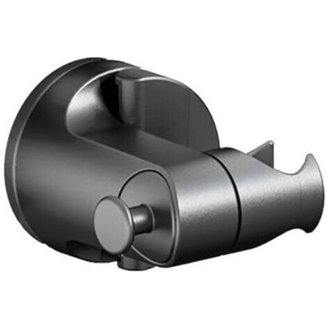 Support de Douche Ventouse,Support Pommeau de Douche Sans Percage,Porte Pommeau de Douche Ventouse,Angle Réglable Noir (1/4)
