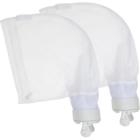 Sacs à Limon pour Robot Piscine Polaris 280/480 - 2 Unités, Fermeture Éclair, Maille Ultra-Fine et Bague Rigide - Compatibles K13/K16 - (1/5)