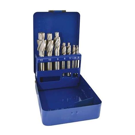 Serie set svasatori punte HSS 7 pz M3 - M12 scatoletta kit - UT 20 0010
