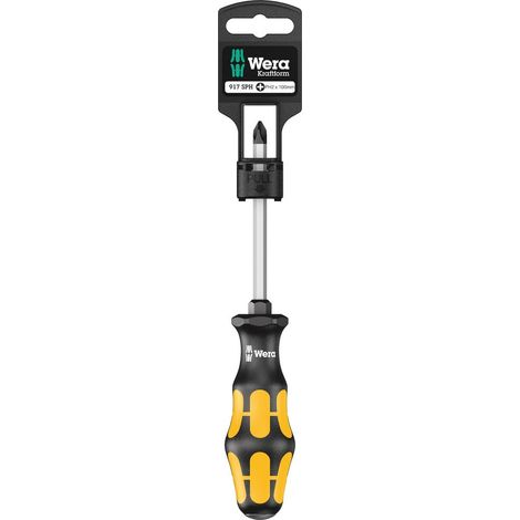 Tournevis pour vis cruciformes, PH 2 x 100 mm, Noir/jaune (1/5)
