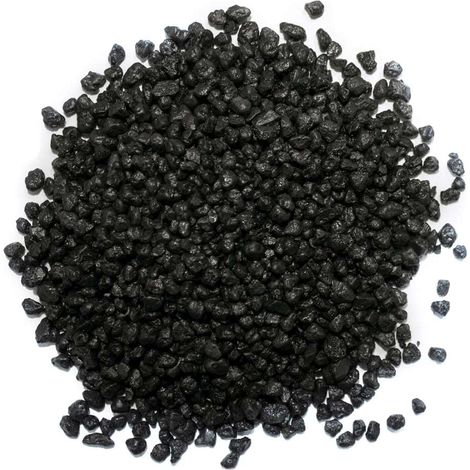 Quarzo ceramizzato nero fondo per acquari 2,5 kg