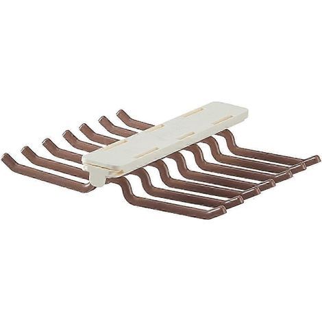 Cintre pour soutien-gorge, débardeur et ceinture, gain de place, facile à installer, pour vêtements et penderie.-brown A (1/5)