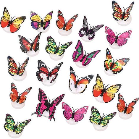 20 guirlandes lumineuses en forme de papillon (1/3)
