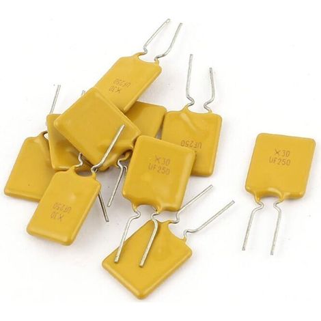 Fusibles 10 pièces 30 V 2,5 A 2500 mA à réarmement radial PPTC PolySwitch