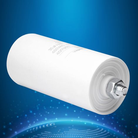 Condensateur de démarrage moteur CBB60 450V 35uf avec écrou à vis pour machine à laver (1/5)
