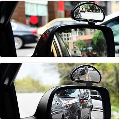 Rétroviseur Angle Mort - Verre Miroir Haute Qualité - Pour Tous Véhicules Automobiles - 2 Pièces (1/4)
