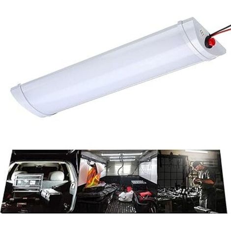 12V-Autoinnenbeleuchtung, LED-Lichtleiste, Bus, Wohnwagen mit Schalter, Arbeitsleuchte, LKW, Transporter, Wohnmobil, Boot, Innenraumbeleuchtung (12V)
