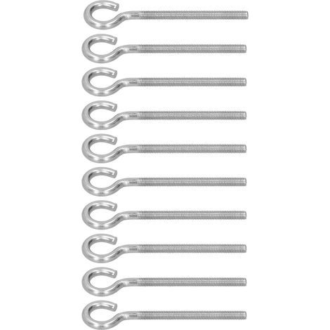M6 ring bolt in 304 stainless steel, sunshade netting, screw hook, greenhouse supplies, 10 pieces (1/5)