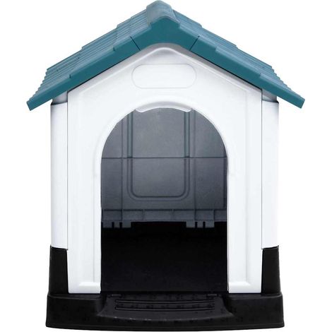 Maison Exclusive - Hundehütte Blau 57x68x66 cm Polypropylen (1/5)