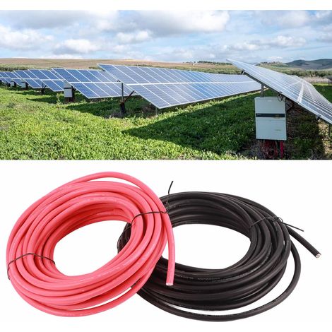 10 mm² 20 m verzinntes Kupferdraht-Solar-Photovoltaikkabel (1/5)