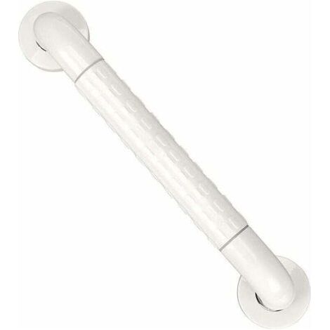 Barre d'appui WC Manche Mural INOX Poignée , XU,de Baignoire Porte Serviette - 400mm (Blanc), produit qualité supérieure, durable et fiable, matériaux sélectionnés , satisfaction garantie - (1/4)