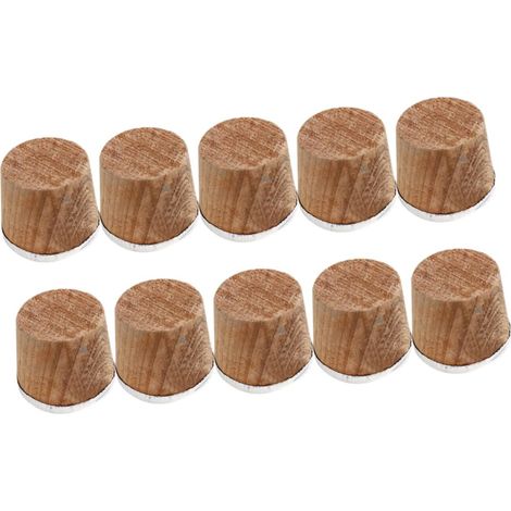 10 bouchons liège, bois, naturels, pour bouteilles et bocaux (1/5)