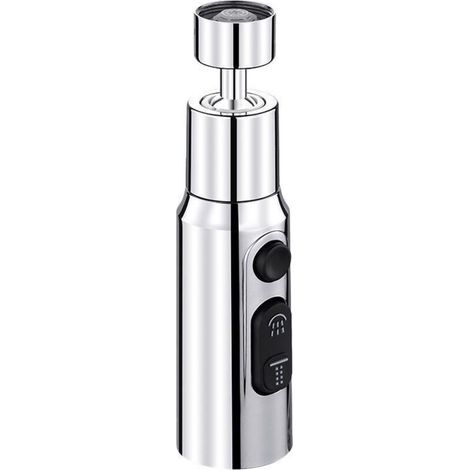 360° Swivel 3-Function Kitchen Faucet Spray Head, Faucet Extension, Faucet Aerator, Faucet Extension for Kitchen Sink (1/5)