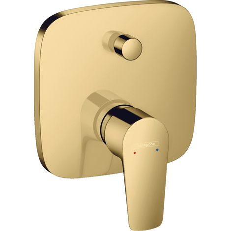 Hansgrohe Talis E Set di finitura per miscelatore da incasso per vasca/doccia, finitura oro lucido (71745990)
