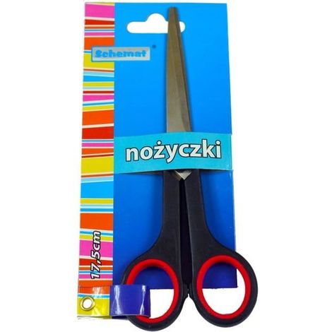Schema di forbici scolastiche in acciaio inossidabile da 17,5 cm, 1 pezzo