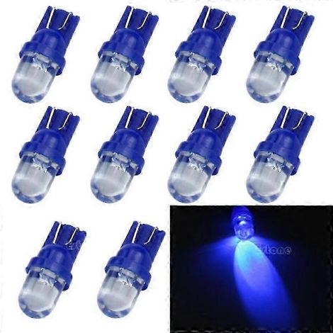 Lot de 10 ampoules LED T10 194 168 pour clignotants de tableau de bord de voiture 12V (1/5)