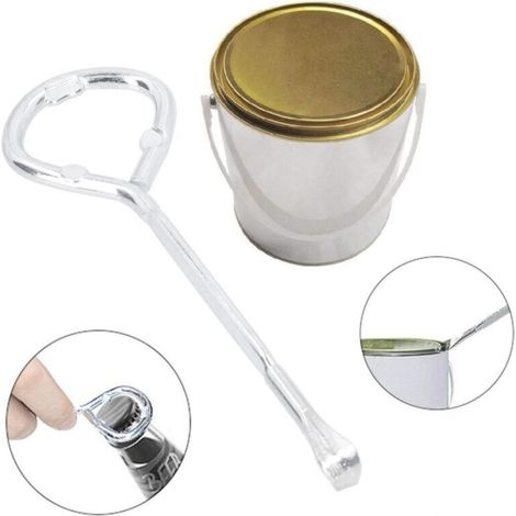Décapsuleur pour seau de peinture, décapsuleur pour bidon de peinture en acier allié, 2 pièces, décapsuleur pour bidon de peinture de 5 L, adapté aux pots de peinture, adapté aux décapsuleurs (1/5)