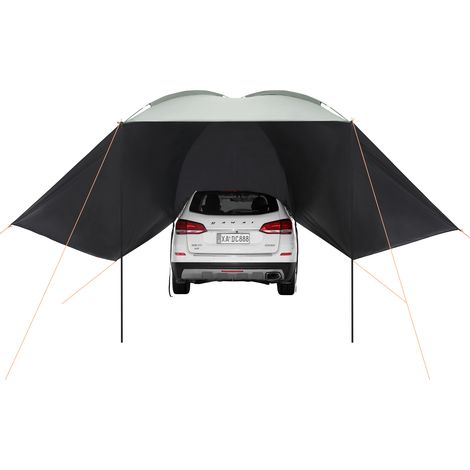 Mophorn Tendalino Auto 3x2,1m Tenda Laterale per Auto di Grandi Dimensioni PU2000mm UV50+ Resistente al Sole/Acqua/Vento con Borsa Portatile Tendalino Laterale/Posteriore per Camion SUV Furgoni Camper