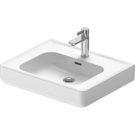 Duravit Soleil by Starck - Lavabo 650x480 mm, avec trop-plein, trou pour robinet, WonderGliss, blanc 23766500001 (1/3)